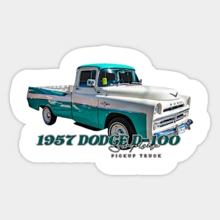 1957 Dodge D-100 Sweptside Pickup Truck Sticker